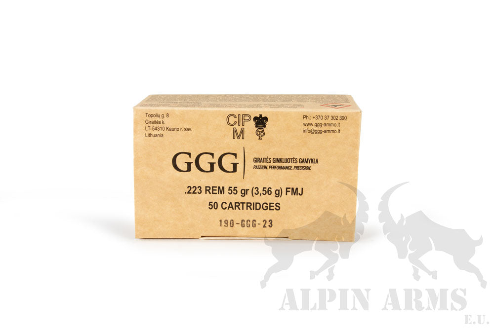 .223 Rem. 55gr FMJ
