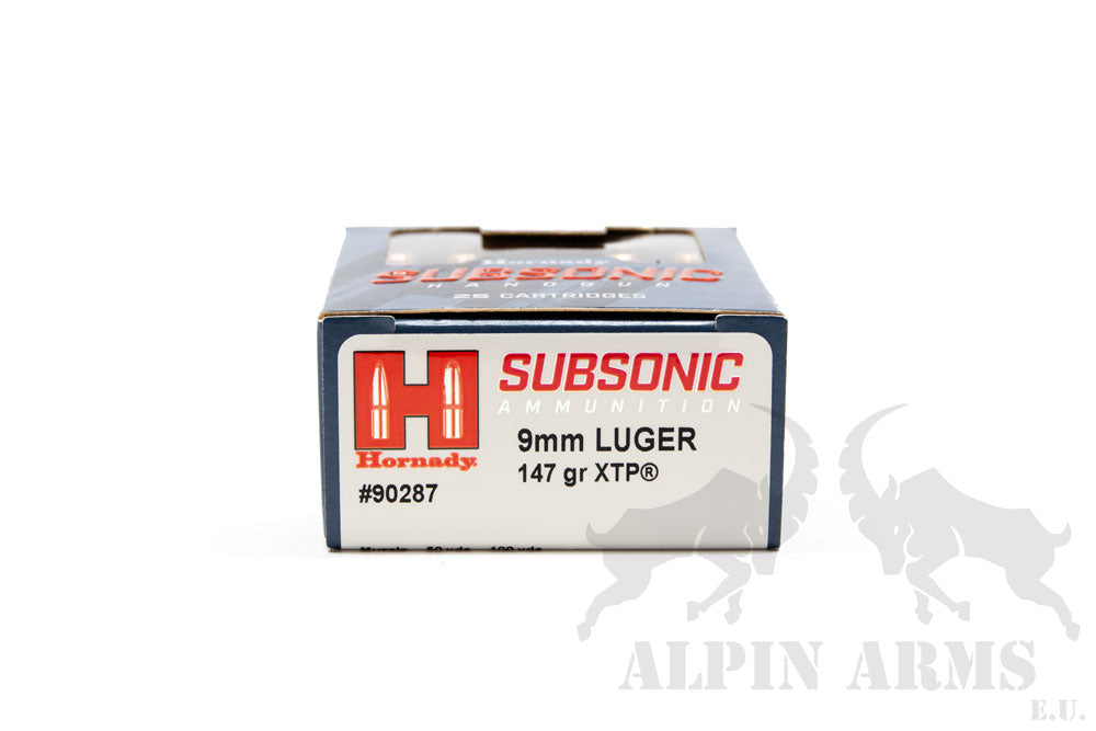 9mm Luger Subsonic XTP