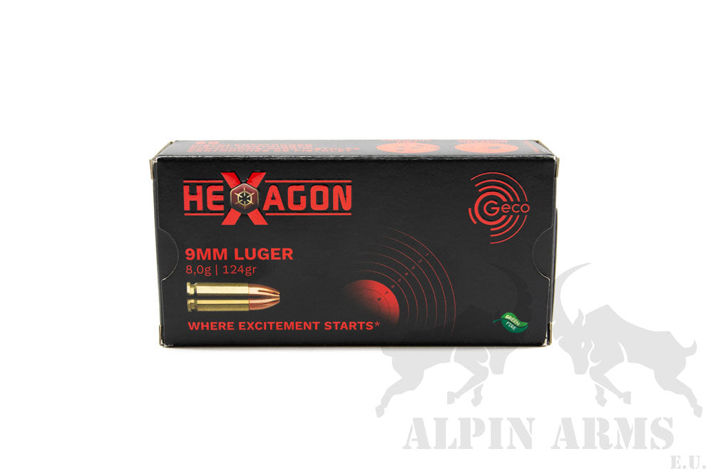 9mm Luger Hexagon