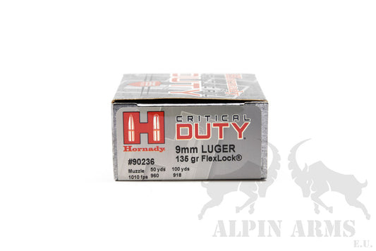 9mm Luger Crit. Duty 135gr