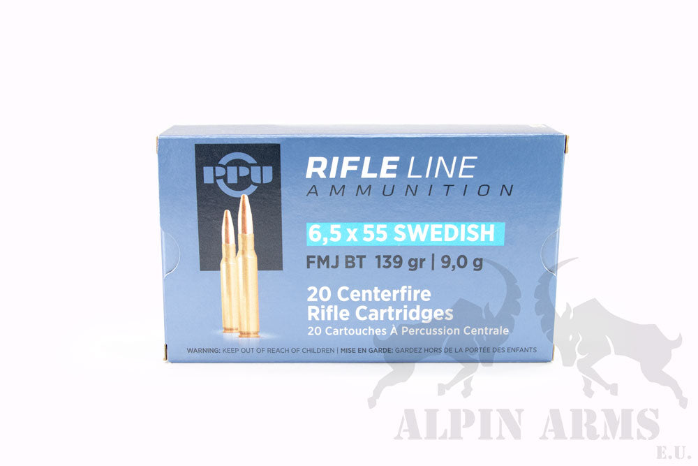 6,5x55 Swedish FMJ BT 9g/139gr