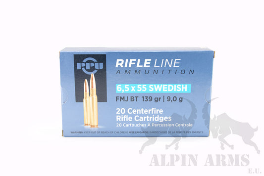 6,5x55 Swedish FMJ BT 9g/139gr