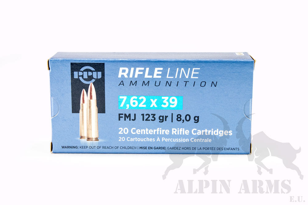 7,62x39mm FMJ 123gr